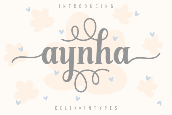 Aynha: A Sweet Script Font for Web Design