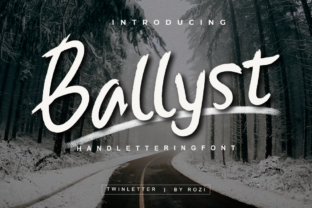 Ballist: A Handwritten Font for Creative Makers