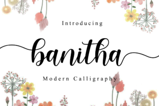 Banitha: A Sweet Handwritten Font