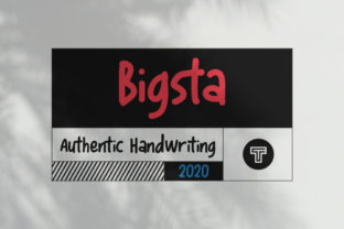 Bigsta: A Modern Handwritten Font for Digital Marketing