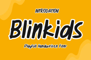 Blinkids: A Handwritten Font for Creative Makers