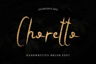 Choretto: A Fun Handwritten Font