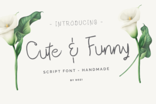 Cute Funny Font: Handwritten Elegance
