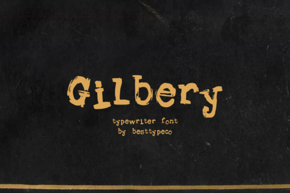 Gilbery: A Fun Handwritten Font for Creative Branding