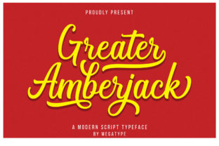 Greater Amberjack Font for Creative Marketing