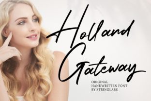 Holland Gateway: A Handwritten Font for Creative Makers