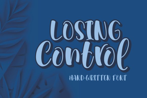 Losing Control Font Review