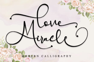 Love Miracle Font for Elegant Design