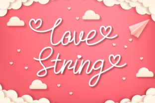 Love String Font: Romantic Script for Crafters
