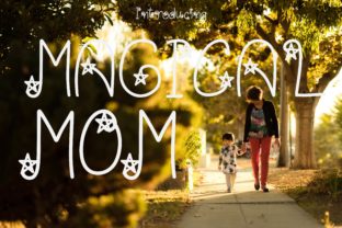 Magical Mom Font for Creative Campaigns