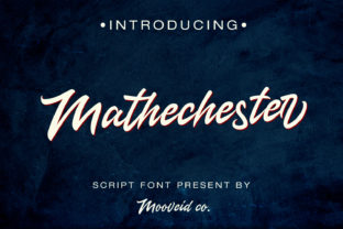 Mathechester: Modern Signature Font