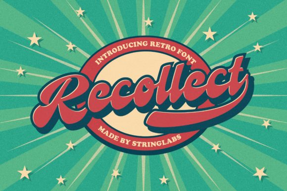 Recollet: A Vintage Script for Bold Design