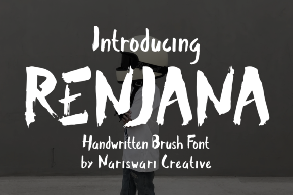 Renjana: A Handwritten Font for Creative Makers