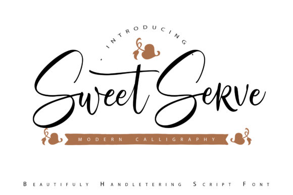 Sweet Serve: A Handwritten Font for Creative Marketing